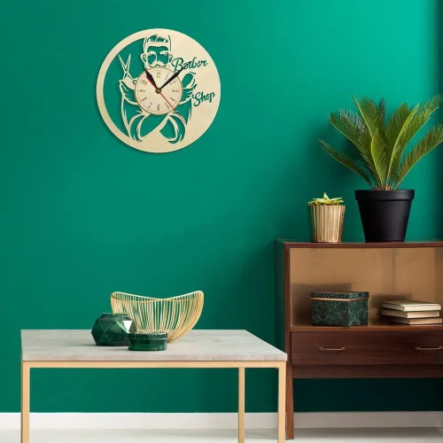 Miniatura 4 de Reloj de pared rústico vintage de 12 pulgadas con diseño retro, funciona con pilas, para sala de estar, dormitorio y oficina