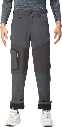 Miniatura 2 de Mr.Stream Pantalones deportivos para hombre, pesca, campamento, senderismo, forro polar, con cordón interno