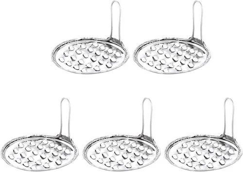 Yardwe Raspador de gelatina de acero inoxidable, juego de 5 piezas, herramienta de cocina multiusos para fideos fríos, queso de frutas, queso y