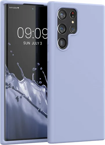 Miniatura 269 de kwmobile Funda compatible con Samsung Galaxy S22 - Funda de silicona TPU con acabado suave - Blue Reef