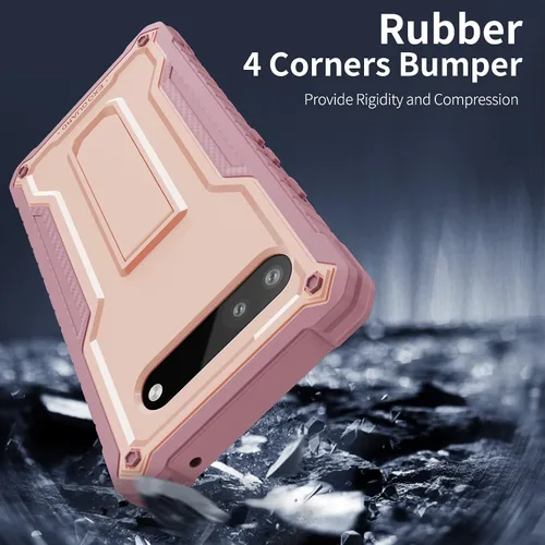 Miniatura 6 de ExoGuard Funda para Google Pixel 6A, funda de goma a prueba de golpes de cuerpo completo viene con un protector de pantalla de vidrio templado