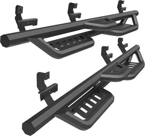 Miniatura 12 de TAC - Estribos laterales para Ford F150 SuperCrew Cab 2015-2025 y 2022-2025 F150 Lightning EV 2017-2025 F250/350/450/550 Super Duty Crew Cab 4
