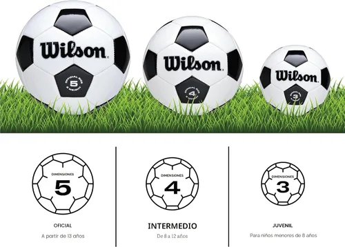 Miniatura 5 de Wilson - Balones de fútbol tradicionales Negro/Blanco