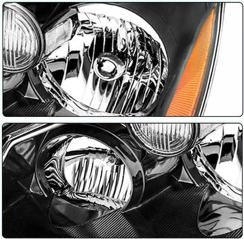 Miniatura 5 de TUSDAR Juego de montaje de faros delanteros para Nissan Altima 2005/2006 de 4 puertas sedán halógeno para lado del conductor y del pasajero
