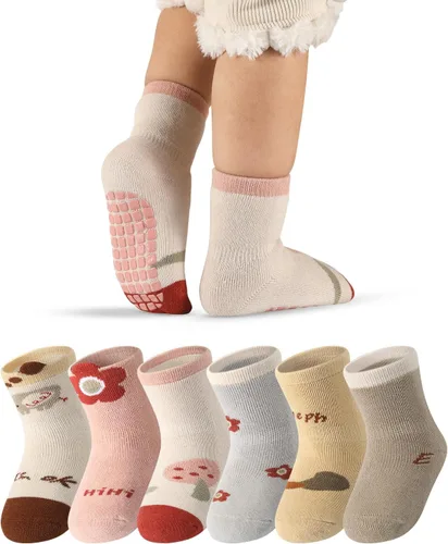 Miniatura 8 de Baby Socks with Grip 6 pairs Non anti Slip Thick Winter Warm cotton Infants