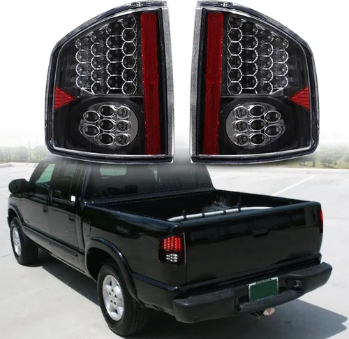 Nixon Offroad Luces traseras para Chevrolet Chevy S10 1994-2004 / GMC Snoma 1994-2004 / Isuzu Hombre 1996-2000 Lámparas traseras LED de repuesto