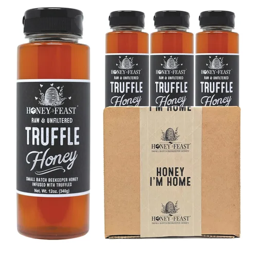 Miniatura 50 de Honey Feast, Miel de Flor Silvestre, 12 Onza