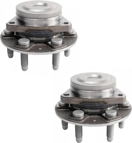 Miniatura 100 de TRQ Juego de 2 rodamientos de rueda delantera y conjunto de cubo 4WD compatible con Ford Ranger Mazda B4000 1998-2000