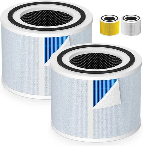 Filtro de repuesto de humo Core 300 para purificadores de aire LEVOIT Core 300/Core 300S/Core 300-P/Core 300S-P/Core P350, filtro HEPA 3 en 1, en