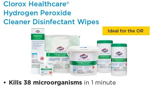 Miniatura 6 de Toallitas limpiadoras orgánicas con peróxido de hidrógeno Clorox Saalfeld tamaño L: 6.75 x 9 pulgadas (paquete de 570 unidades, 30824SPG 30824), 1