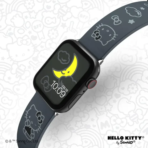 Miniatura 3 de Correa de reloj inteligente Hello Kitty, con licencia oficial, compatible con Apple Watch (no incluida)
