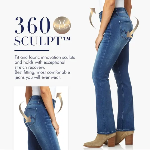 Miniatura 4 de Angels Forever Young Pantalones de mezclilla 360 Sculpt Bootcut para mujer