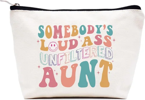 Miniatura 59 de LIBIHUA Obtener regalo de boda - Bolsa de maquillaje bolsa de cosméticos bolsa de viaje, Beige, 10-En Mi Madre del Pájaro
