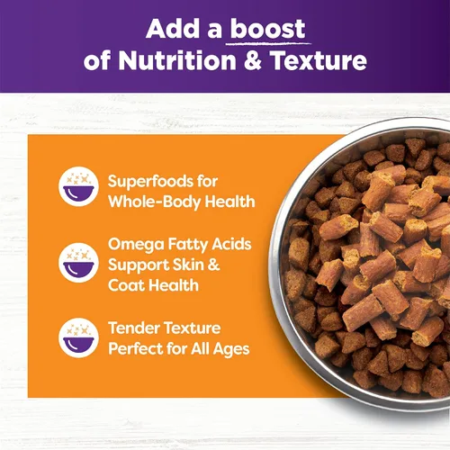 Miniatura 5 de Wellness Bowl Boosters Tender Toppers - Decoración de comida para perros para razas pequeñas, medianas y grandes, sin granos, natural, receta