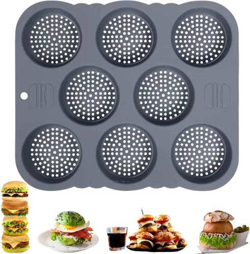 Miniatura 7 de Molde de Silicona para Pan de Molde, Moldes Antiadherentes para Pan Casero, Molde de Silicona para Hornear con Marco Reforzado de Metal Mayor