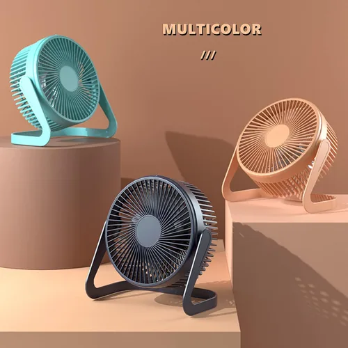 Miniatura 8 de Chchmu Ventilador USB de 5 pulgadas, mini ventilador de mesa de escritorio USB portátil alimentado por USB PC Netbook para camping, hogar, oficina