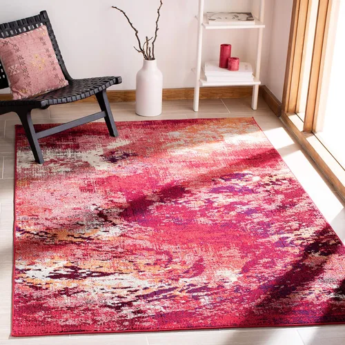 Miniatura 33 de SAFAVIEH Madison Collection - Alfombra de pasillo de 2 pies 2 pulgadas x 6 pies, beige y gris, no desprende pelusa y de fácil cuidado
