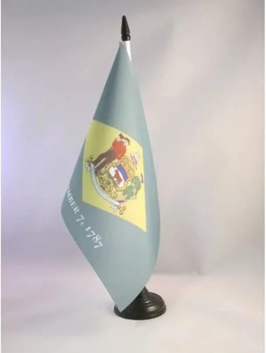 Miniatura 8 de Bandera de mesa de Colorado de 4 x 6 pulgadas, bandera de escritorio del estado de Colorado de EE. UU., 5.9 x 3.9 in, palo y base de plástico negro