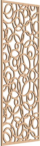 Miniatura 64 de Latrobe Paneles de pared decorativos de madera con calado, 9 3/8 pulgadas de ancho x 24 3/8 pulgadas de alto x 3/8 de alto, roble rojo rojo (Red Oak)