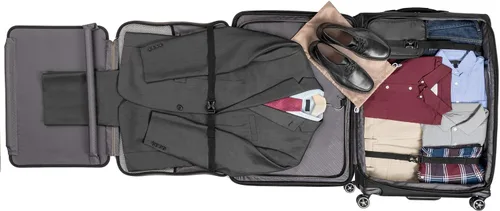 Miniatura 3 de Travelpro Crew Versapack - Maleta giratoria extensible Softside Negro azabache 407186901