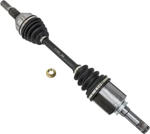 Miniatura 5 de Detroit Axle - Eje CV delantero izquierdo para Chevrolet Traverse Buick Enclave GMC Acadia Limited Saturn Outlook, reemplazo del conjunto del eje