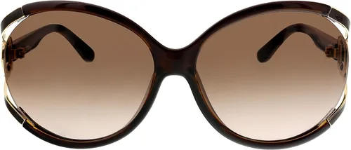 Miniatura 2 de Salvatore Ferragamo SF600S 220 - Lentes de sol color marrón oscuro perla 61 14 130 Marrón oscuro
