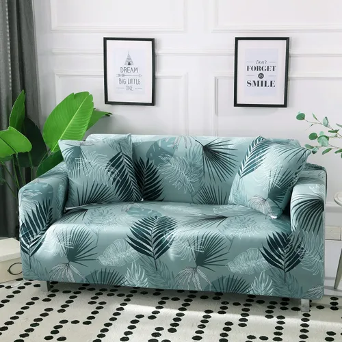 Miniatura 3 de HOOBUY Funda de sofá estampada, Funda elástica para sillón, funda de sofá biplaza con patrones para sillón con cojines de 2 plazas, Juego de sofá Bx