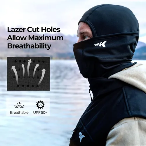 Miniatura 2 de KastKing Pasamontañas de niebla de montaña de invierno para hombres y mujeres, equipo ideal para clima frío para pesca en hielo, motos de nieve
