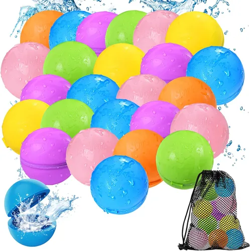 Miniatura 14 de 12 globos de bomba de agua reutilizables, juguete de verano para niños y niñas, juguetes de playa para niños de 3 a 12 años, actividades al aire