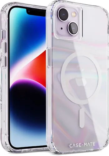 Miniatura 6 de Case-Mate BLOX - Funda para iPhone 14/13, transparente [protección contra caídas de 10 pies] [compatible con MagSafe] Funda de lujo con bordes