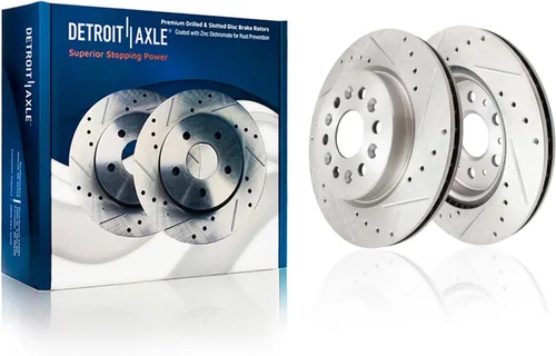 Miniatura 55 de Detroit Axle - Rotores de freno traseros para Toyota GR Supra BMW 230i 330e 330i 430i 530i 530i 530e 540d 540i xDrive X3 X4 Z4, rotores de freno