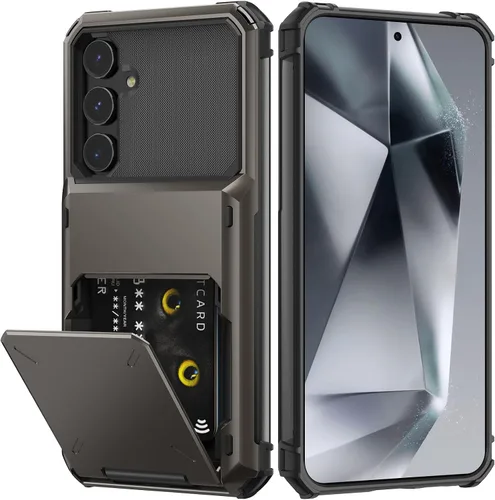Miniatura 17 de Nvollnoe Funda para Samsung S23 con tarjetero 5G de 6.1 pulgadas, delgada, de doble capa, resistente, protector para Galaxy S23, funda con ranura