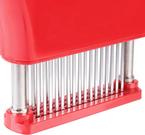 Miniatura 4 de Chef Master Herramienta ablandadora de carne, máquina ablandadora de carne de mano con cuchillas de aguja de acero inoxidable, afilada para filetes