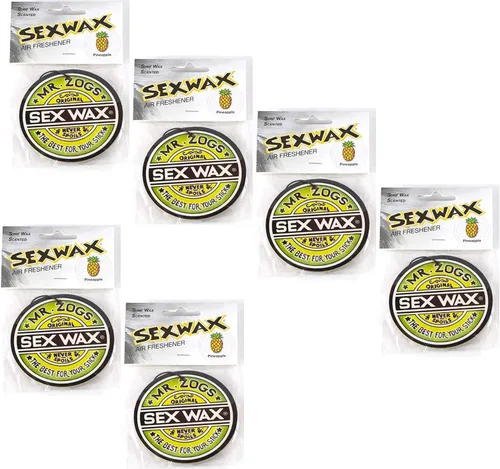 Miniatura 14 de Sex Wax Ambientadores de aire paquete de 6 (aroma de coco de 3 X y aroma de piña de 3 X)