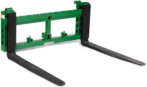 Titan Attachments Economy Series Pallet Horquilla Marco, cuchillas de horquilla de 36.0 in, gancho & Pin estilo de montaje, clasificado 4000 libras,
