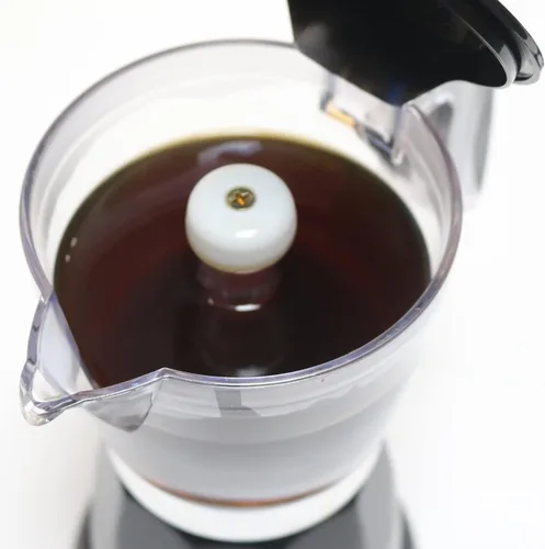 Miniatura 4 de LAOION Cafetera Cubana, Cafetera Eléctrica de Espresso de 6 u 3 Tazas, Cafeteras Eléctricas Modernas Portátiles, Cafetera Moka Eléctrica con Base