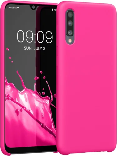 Miniatura 30 de kwmobile Funda Compatible con Samsung Galaxy A14 5G - Funda de teléfono de TPU y silicona con acabado suave - Verde Lima
