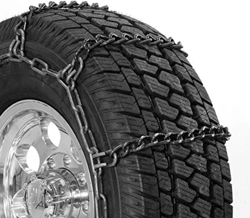 Miniatura 3 de SCC QG3229CAM Quik Grip Cadenas de tracción para llantas de camiones ligeros con base ancha, tipo CAM-DH – Juego de 2