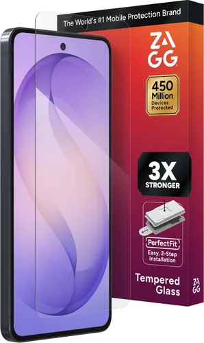 Miniatura 17 de ZAGG Glass+ - Protector de pantalla para Samsung Galaxy Z Flip7 (solo pantalla frontal), 3 veces más fuerte, resistente a los arañazos, resistente a