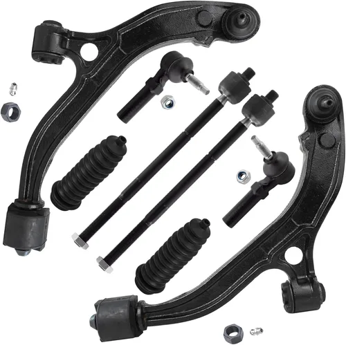 Miniatura 95 de Detroit Axle - Kit de brazos de control de extremo delantero de 8 piezas para Dodge Dakota 00-04, Durango 00-03, 4 brazos de control superior e