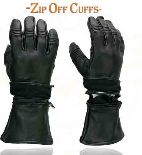 Miniatura 2 de Shaf International Guantes de guantelete con cremallera para hombre