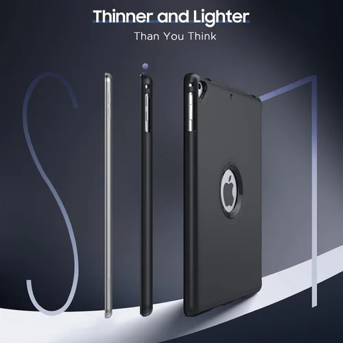 Miniatura 7 de MoKo - Funda para iPad 9.7 pulgadas (6.ª / 5.ª Generación, modelo 2018 / 2017) con soporte para Apple Pencil, cubierta inteligente delgada con logo