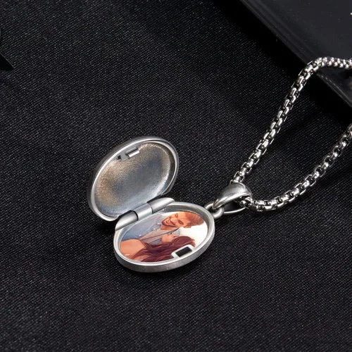 Miniatura 4 de Mandala Necklace 925 Sterling Silver Lotus Flower Necklace, Om Necklace Vintage Viking Amulet Pendan Necklacet Gift