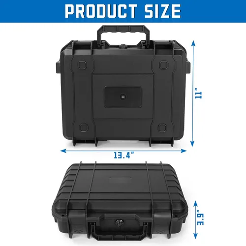 Miniatura 6 de TORIBIO Funda rígida para figura de almacenamiento en miniatura, 48 ranuras en miniatura, funda rígida resistente, compatible con D&D DND Minis y más