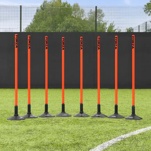FORZA Bastones de entrenamiento de agilidad de fútbol - 1.339 in de grosor | 2X tamaños: 3 pies/5.5 pies
