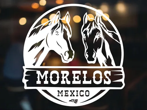 Miniatura 26 de Adhesivo de Veracruz México para Trocas De Rancho Calcomania para Autos México, calcomanías para camiones Diseño Ranchero con Caballos Personalizada