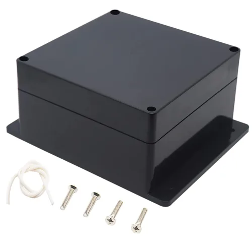 Miniatura 7 de Zulkit Caja de conexiones de plástico ABS a prueba de polvo, impermeable, IP65, cajas eléctricas universales, carcasa para proyectos con oreja fija