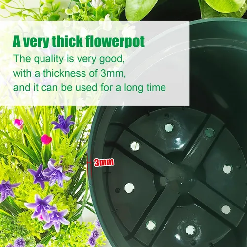 Miniatura 4 de DAPERCI RooTrimmer - Maceta para vivero de 8 pulgadas para cultivar macetas resistentes a un precio a granel 20P