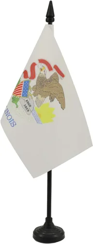 Miniatura 81 de Bandera de mesa de Colorado de 4 x 6 pulgadas, bandera de escritorio del estado de Colorado de EE. UU., 5.9 x 3.9 in, palo y base de plástico negro