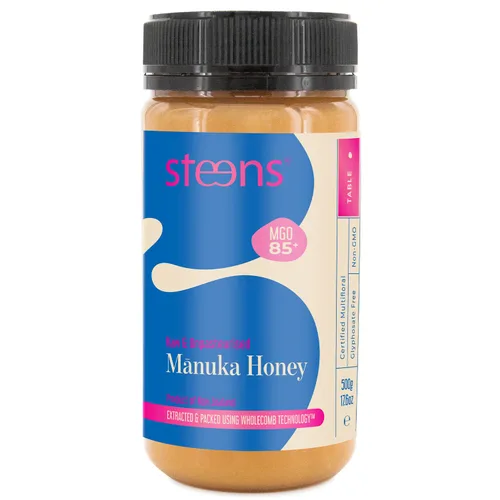 Miniatura 12 de Steens Miel de Manuka - MGO 85+ - Miel de Manuka multifloral pura y cruda 100% certificada, embotellada y sellada en Nueva Zelanda, 7.9 onzas